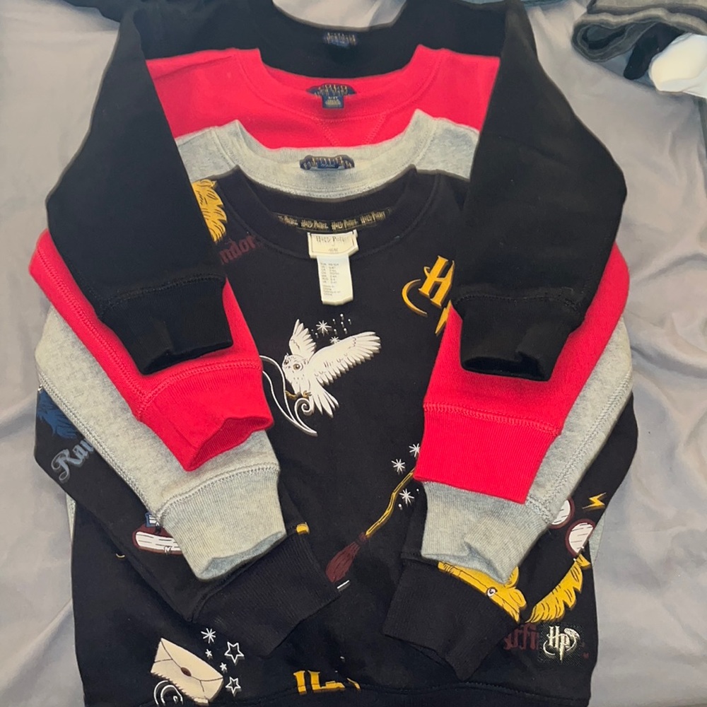 3 Polo Sweaters 1 HM Sweater